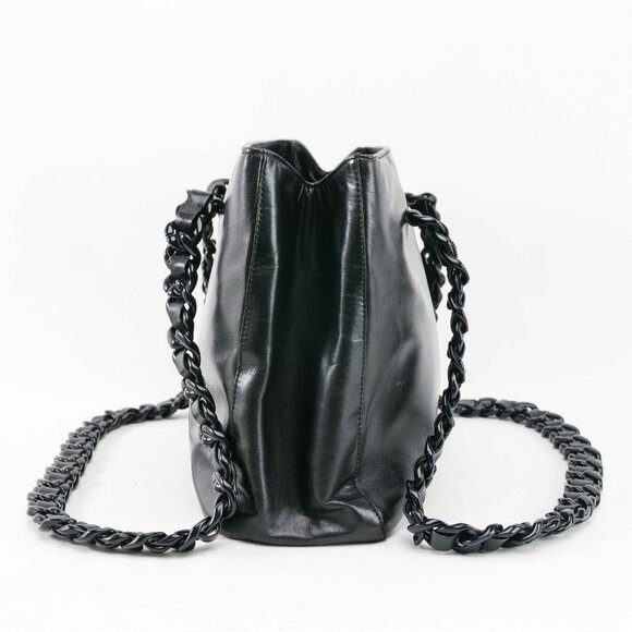 Prada Classic Nappa Chain/Leather Woven Strap Bag - Picture 12 of 16